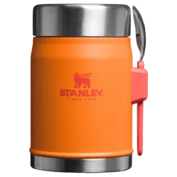 Stanley Classic Legendary Kaşıklı Yemek Termosu | 0.4L - Goldenrod Coral
