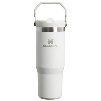 Stanley The IceFlow™ Flip Straw Tumbler - Beyaz Pipetli Termos | 0.89L