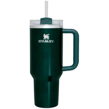 Stanley The Glow Quencher H2.O FlowState™ Pipetli Termos | 1.2L - Koyu Yeşil
