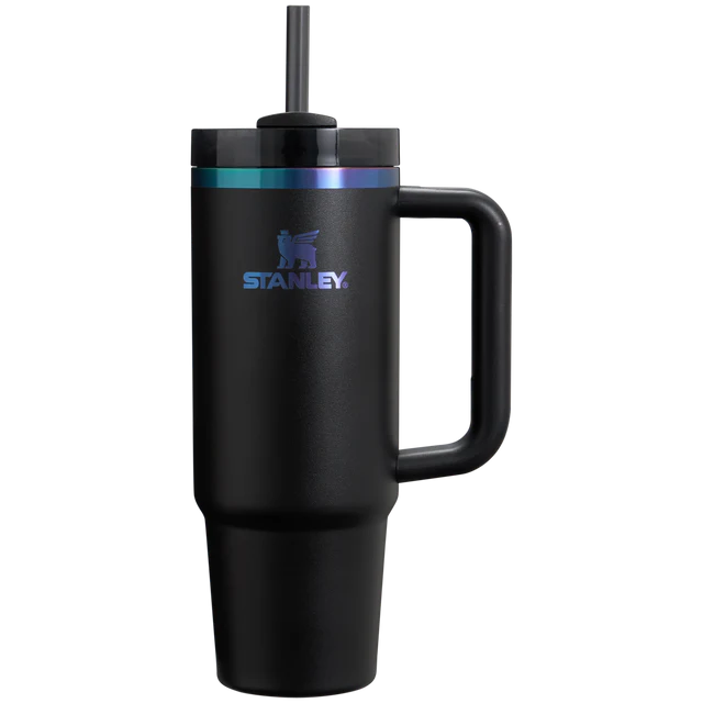 Stanley Quencher H2.0 Tumbler - Black Chroma Pipetli Termos | 0.89L