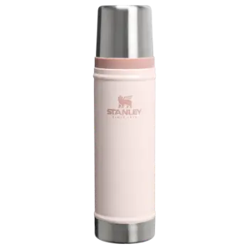 Stanley Klasik Vakumlu Çelik Termos 0,60 Lt - Hammertone Rose Quartz