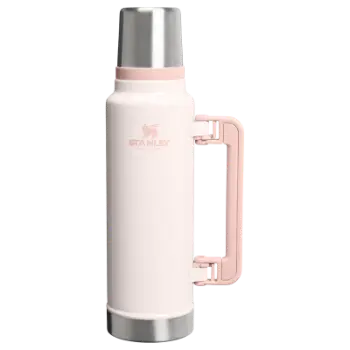Stanley Klasik Vakumlu Çelik Termos 1,4 LT - Hammertone Rose Quartz