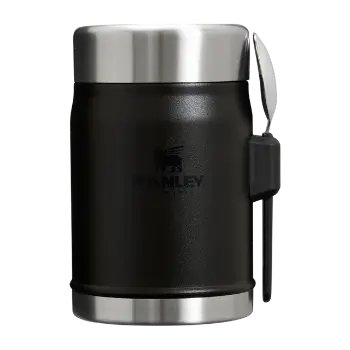 Stanley Classic Legendary Kaşıklı Yemek Termosu | 0.4L - Black 2.0