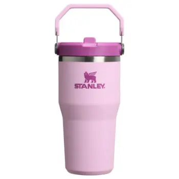 Stanley IceFlow Flip Straw Pipetli Termos 0.60L - Pembe