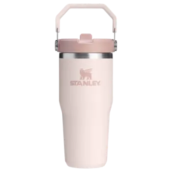 Stanley The IceFlow Flip Straw Pipetli Termos Bardak 0,41 LT - Rose Quartz