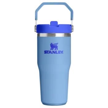 Stanley The IceFlow Flip Straw Pipetli Termos Bardak 0,41 LT - Blue Sky