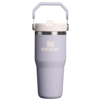 Stanley The IceFlow Flip Straw Pipetli Termos Bardak 0,41 LT - Purple Dust