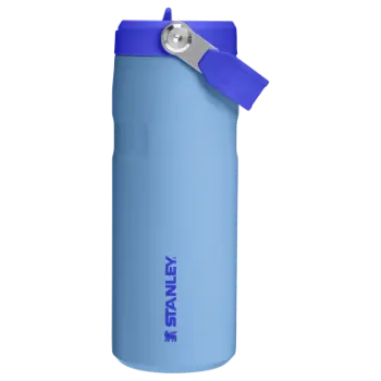 Stanley The IceFlow Flip Straw 2.0 Pipetli Termos Bardak 0,47 LT - Blue Sky