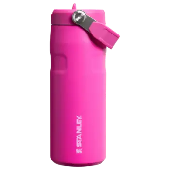 Stanley The IceFlow Flip Straw 2.0 Pipetli Termos Bardak 0,47 LT - Violet Blossom