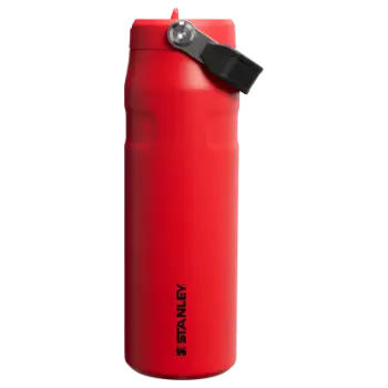 Stanley The IceFlow Flip Straw 2.0 Pipetli Termos Bardak 1,06 LT - Chili Black