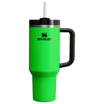 Stanley Quencher Pipetli Termos Bardak 1.18 Lt - Neon Yeşil