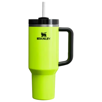 Stanley Quencher Pipetli Termos Bardak 1.18 Lt - Neon Sarı