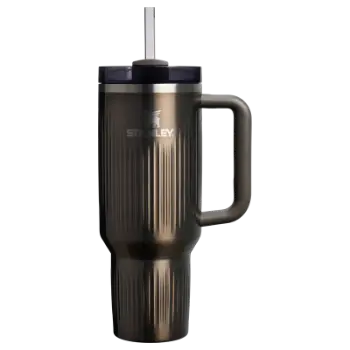 Stanley Quencher® H2.0 Fluted Tumbler Pipetli Termos Bardak | 1.18L - Gunmetal Shine