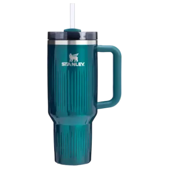 Stanley Quencher® H2.0 Fluted Tumbler Pipetli Termos Bardak | 1.18L - Açık Mavi