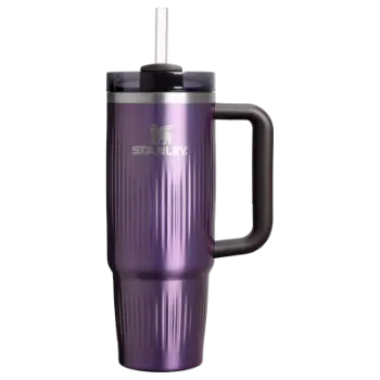 Stanley Quencher® H2.0 Fluted Tumbler Pipetli Termos Bardak | 0.89 LT - Mor