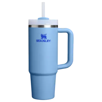 Stanley Quencher H2.O FlowState™ Tumbler Pipetli Termos 0,89 LT - Blue Sky
