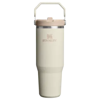 Stanley The IceFlow Flip Straw Pipetli Termos Bardak 0,89 LT - Cream