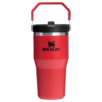 Stanley IceFlow™ Flip Straw Tumbler Pipetli Termos | 0.60 L - Chili Black