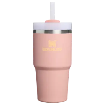 Stanley Quencher Pipetli Termos Bardak 0.59 LT - Peach Rose