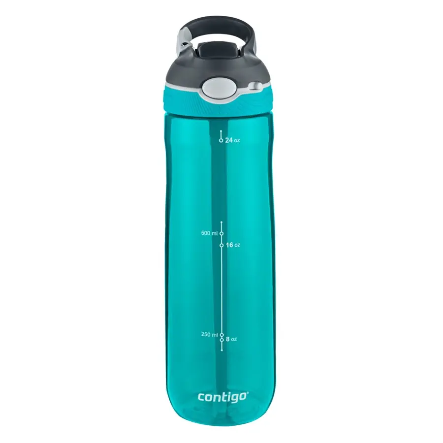 Contigo Ashland Tek El Bas İc Kilitli Su Matarasi - Turkuaz | 720ml