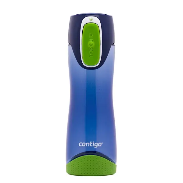 Contigo Swish Tek El Bas İc Su Matarasi - Mavi | 500ml