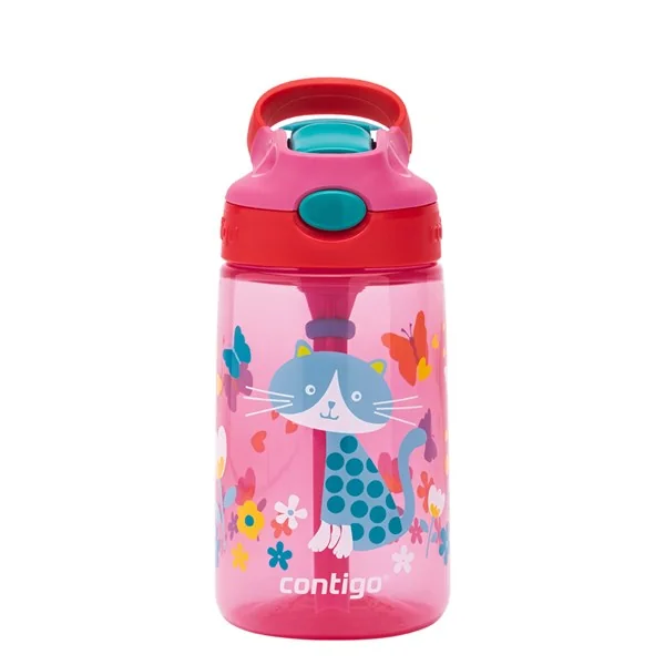 Contigo Gizmo Flip Kedicikler Tritan Cocuk Sulugu - Pembe | 420ml