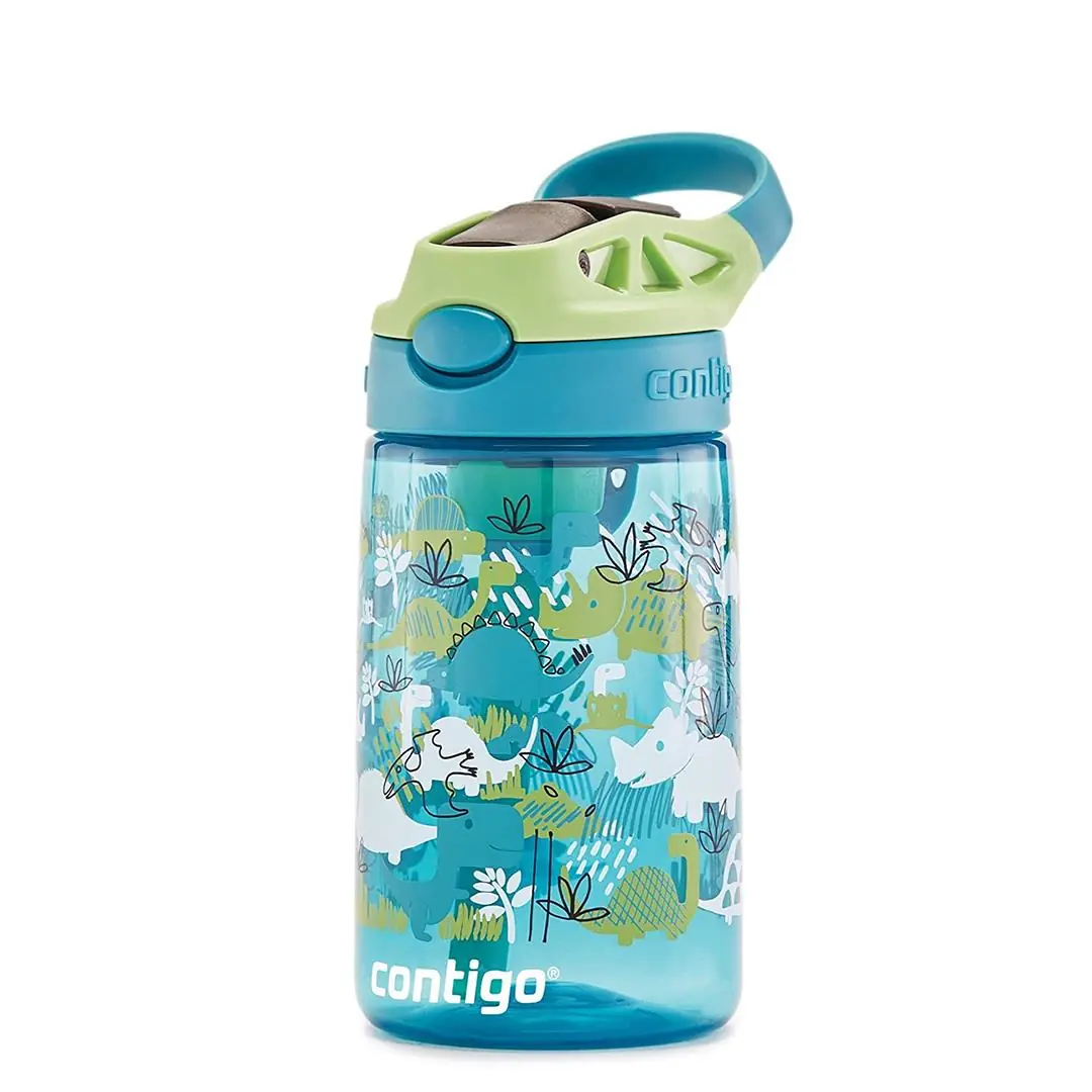 Contigo Gizmo Flip Pro Dinos Tritan Cocuk Sulugu - Yesil | 420ml