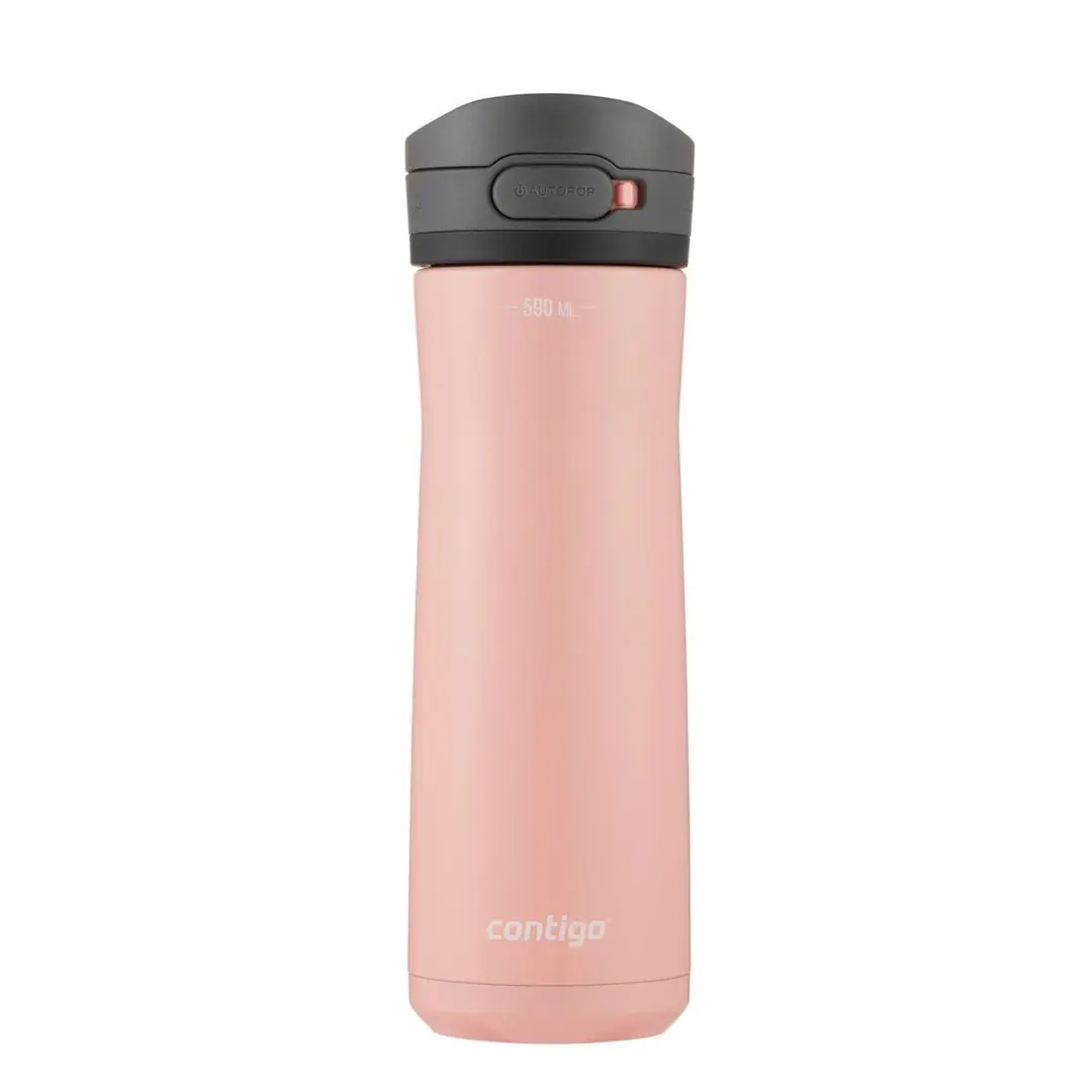 Contigo Jackson Chill 2 0 Celik Tek El Bas İc Kilitli Su Matarasi - Pembe | 590ml