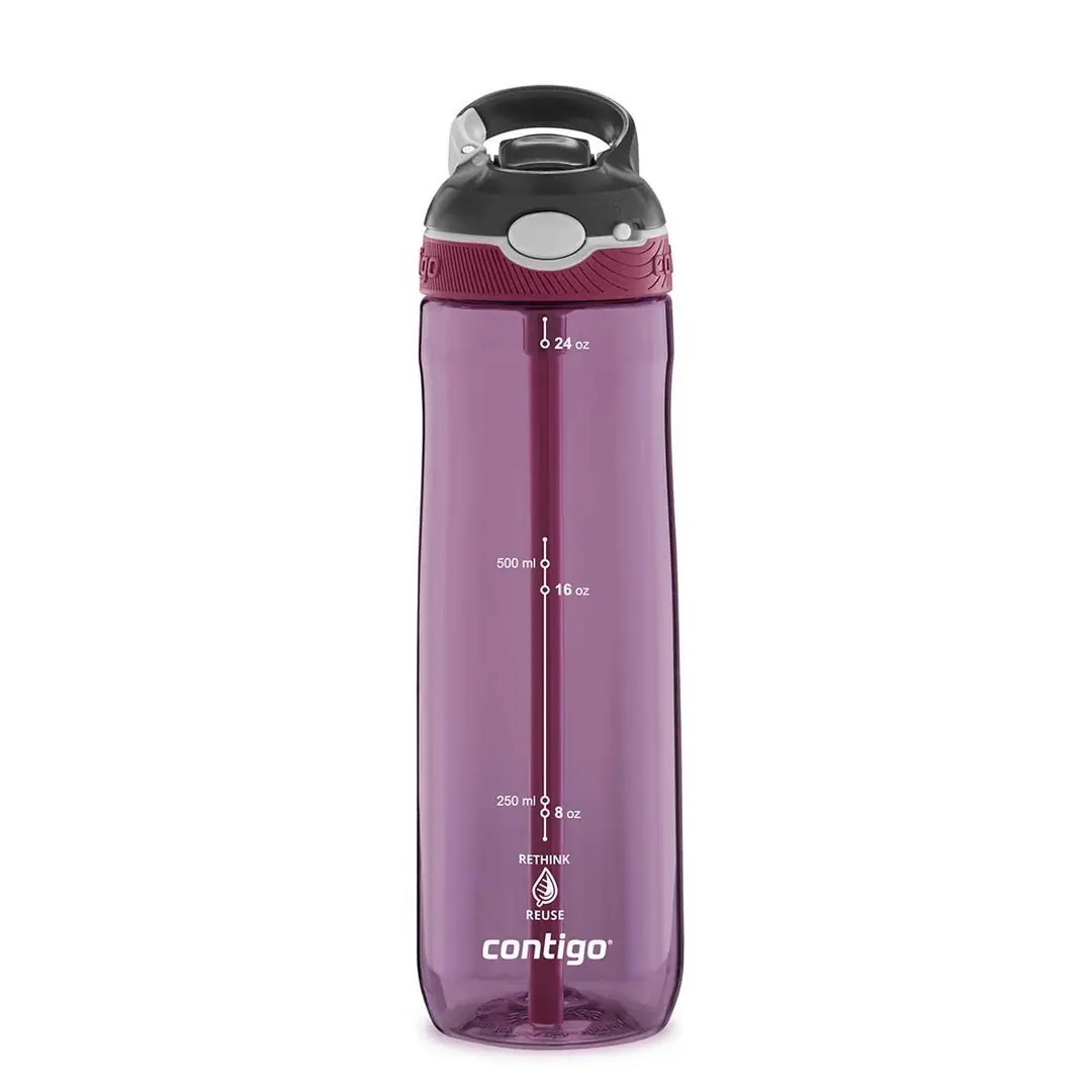 Contigo Ashland Tren Tek El Bas İc Kapakli Su Matarasi - Mor | 720ml