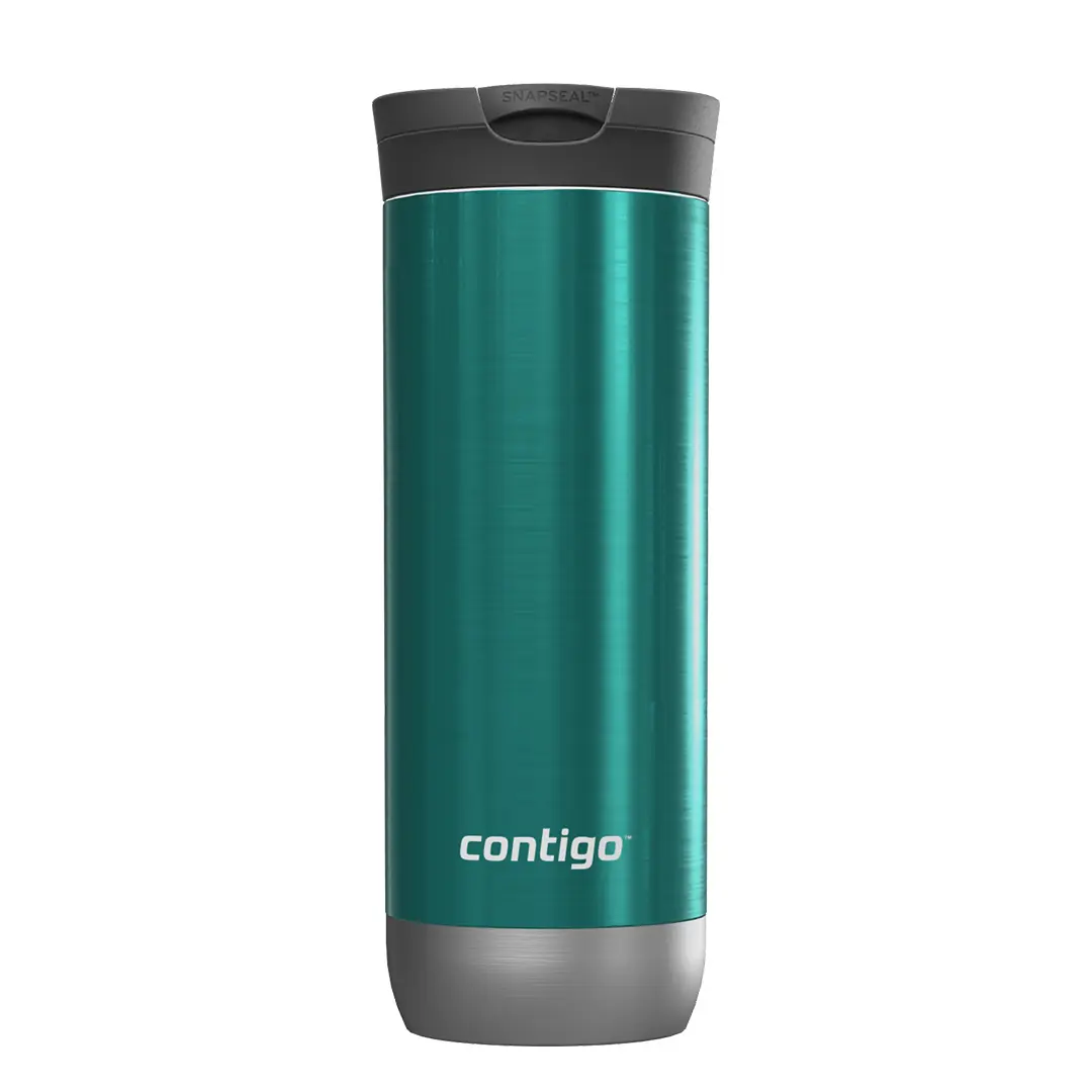Contigo Huron Pro SnapSeal Yeşil Çelik Termos Bardak 590ml