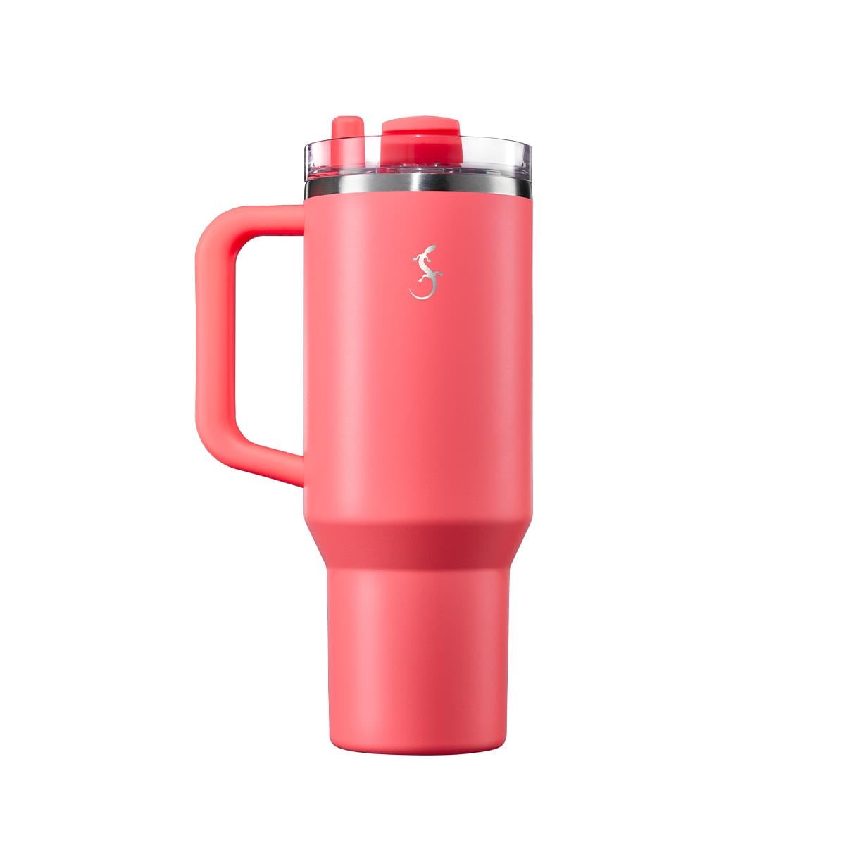 Lurch 1.2L Big Cup Pipetli Çelik Termos - Mercan Pembe