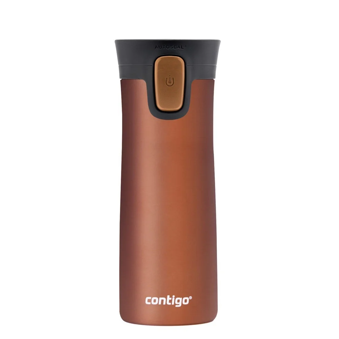 Contigo Pinnacle Couture Mug - Bas İç Termos Bardak - Kahverengi | 0.42L