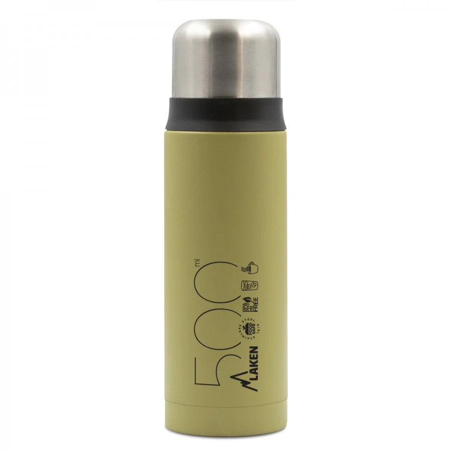 Laken Thermo Çelik Termos 0.5L - Haki