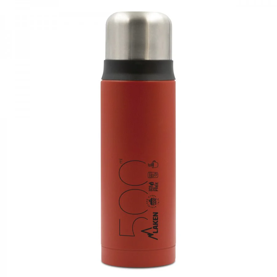Laken Thermo Çelik Termos 0.5L - Red