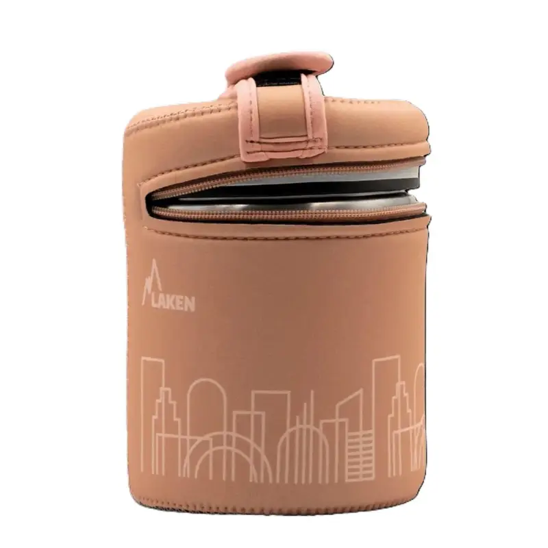 Laken 1L Çelik Yemek Termosu + Neopren Kılıf - City
