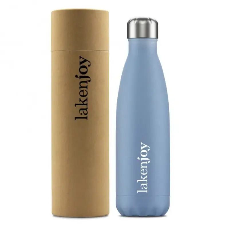 Lakenjoy 0.5L SS Thermo Bottle Çelik Termos - Açık Mavi