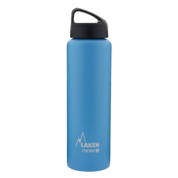 Laken Classic 1L Thermo Çelik Termos - Cyan / Mavi