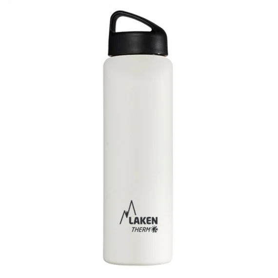 Laken Classic 1L Thermo Çelik Termos - Beyaz