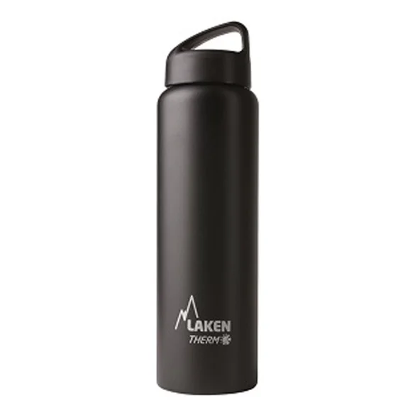 Laken Classic 1L Thermo Çelik Termos - Siyah