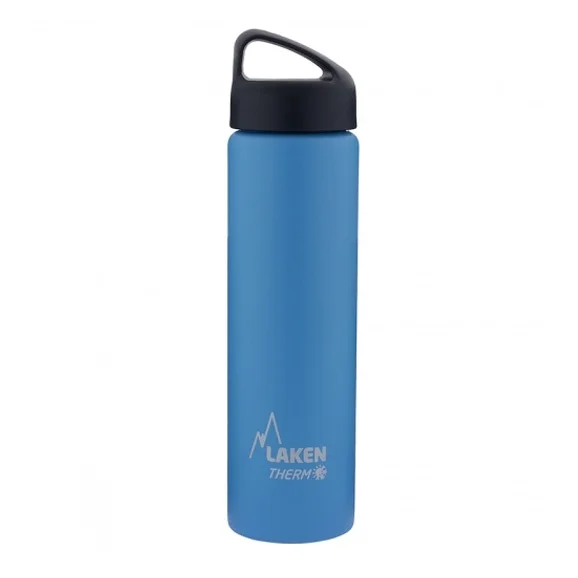 Laken Classic 0.75L Thermo Çelik Termos - Laken Çelik Klasik Cyan Termos 0.75L