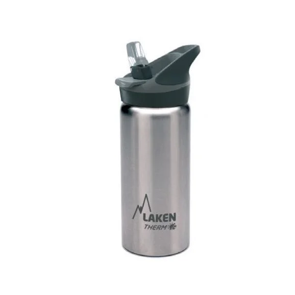 Laken Jannu 0.5L Thermo Çelik Termos - Metalik Gri