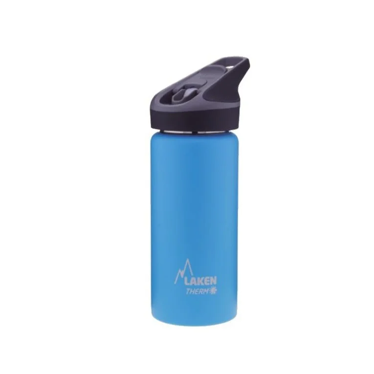 Laken Jannu 0.5L Thermo Çelik Termos - Laken Çelik Jannu Cyan Termos 0.5L