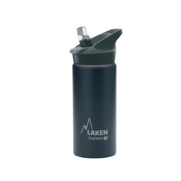 Laken Jannu 0.5L Thermo Çelik Termos - Siyah