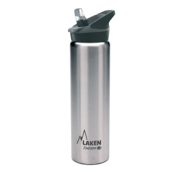 Laken Jannu 0.75L Thermo Çelik Termos - Gri