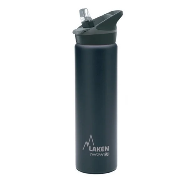 Laken Jannu 0.75L Thermo Çelik Termos - Siyah